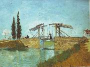 Vincent Van Gogh Bridge at Arles France oil painting artist